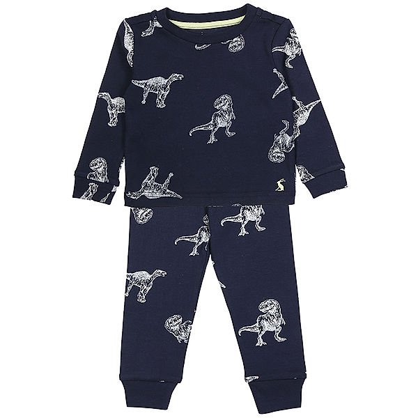 Tom Joule® Schlafanzug SNOOZE – DINO GLOW IN THE DARK 2-teilig in navy