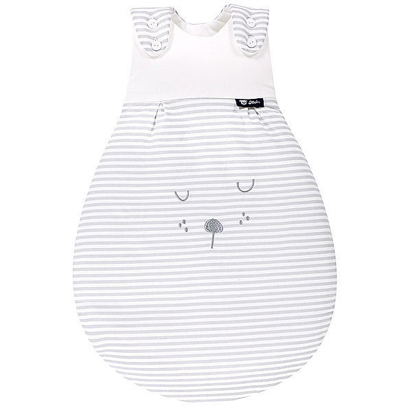 Alvi® Schlafsack BABY-MÄXCHEN® – FACES in hellgrau