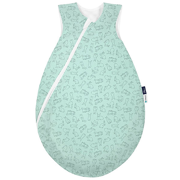 Alvi® Schlafsack SOMMERTRAUM TENCEL® – BUNNY in mint