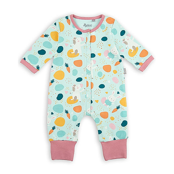 Sigikid Schlafstrampler mit Fuss FUNKY CARROT in mint