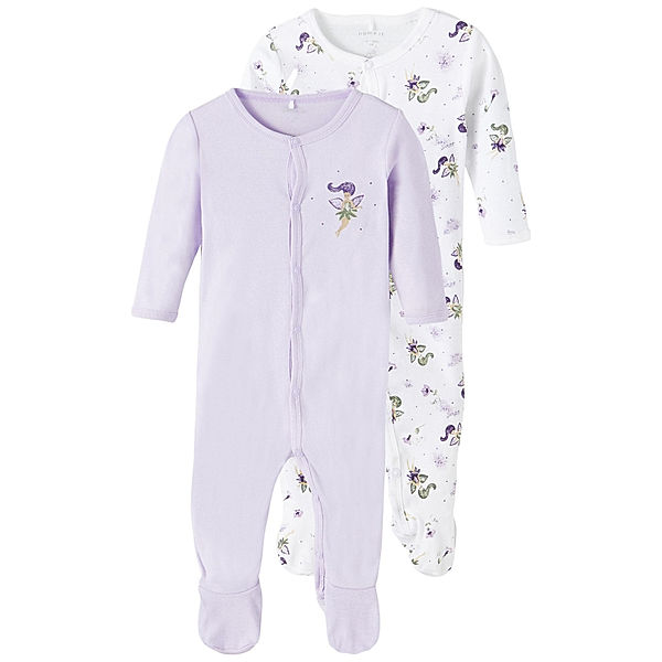 name it Schlafstrampler NBFNIGHTSUIT 2er-Pack in orchid petal