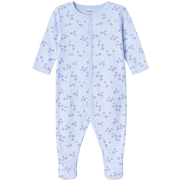 name it Schlafstrampler NBFNIGHTSUIT FLOWER in halogen blue