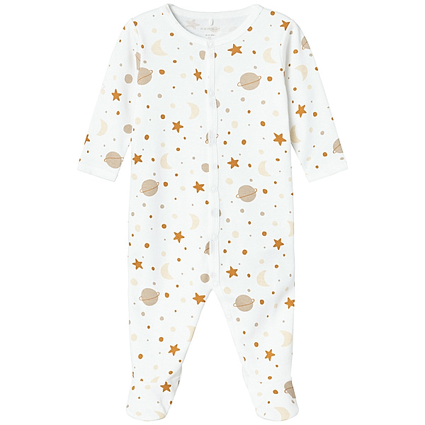 name it Schlafstrampler NBNNIGHTSUIT PLANETS in bright white