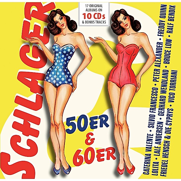 Schlager 50er & 60er, 10 CDs, Diverse Interpreten