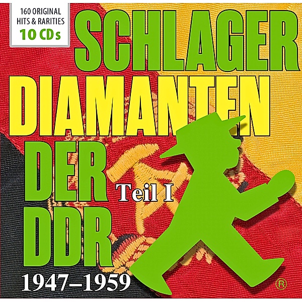 Schlager Diamanten der DDR Teil 1, 1947-1959, 10 CDs, Diverse Interpreten