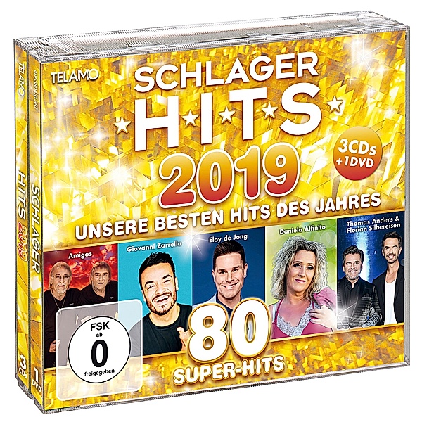 Schlager Hits 2019 (3 CDs + DVD), Diverse Interpreten