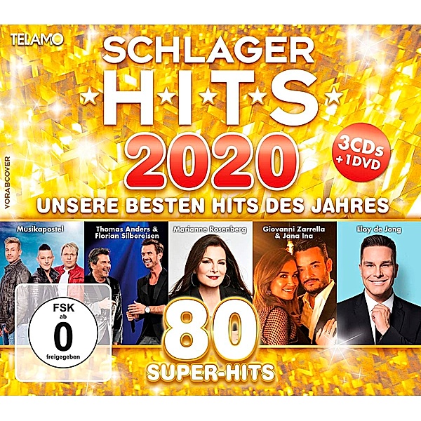 Schlager Hits 2020 (3CDs + DVD), Diverse Interpreten