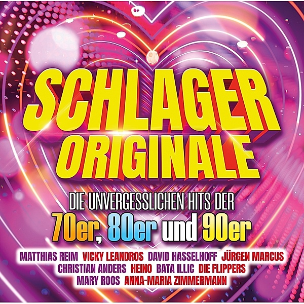 Schlager Originale - Die unvergesslichen Hits der 70er, 80er und 90er (2 CDs), Various
