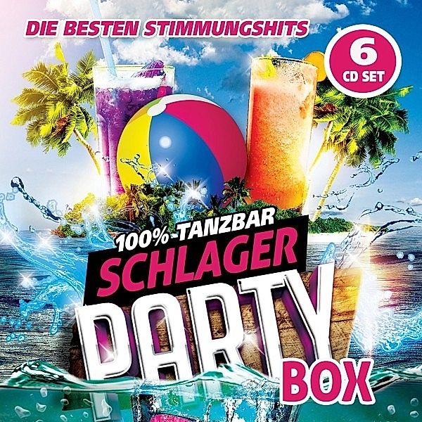 Schlager Party Box- 6 CD-Set, Diverse Interpreten