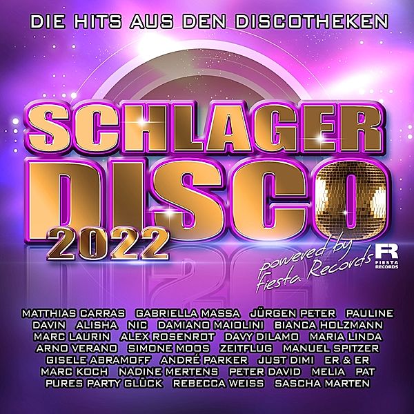 Schlagerdisco 2022 - Die Hits aus den Discotheken (4 CDs), Diverse Interpreten