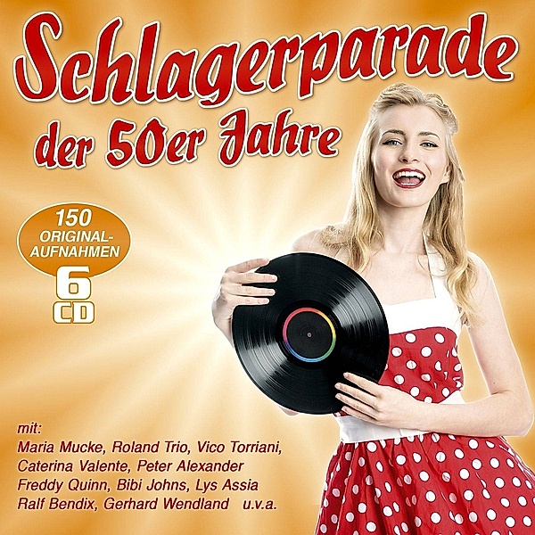 Schlagerparade Der 50er Jahre - 150 Originalaufnah, Diverse Interpreten