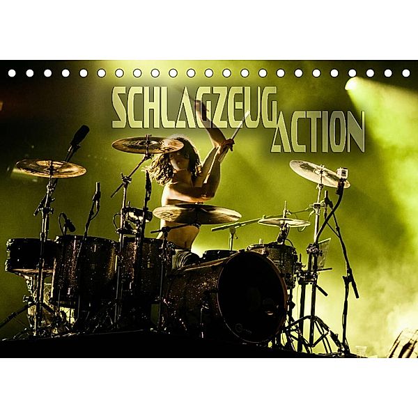 Schlagzeug Action (Tischkalender 2023 DIN A5 quer), Renate Bleicher
