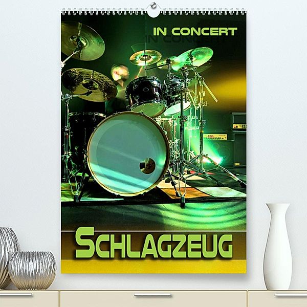 Schlagzeug in Concert (Premium, hochwertiger DIN A2 Wandkalender 2023, Kunstdruck in Hochglanz), Renate Utz