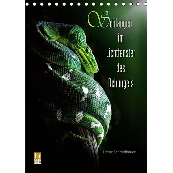 Schlangen im Lichtfenster des Dschungels (Tischkalender 2021 DIN A5 hoch), Heinz Schmidbauer
