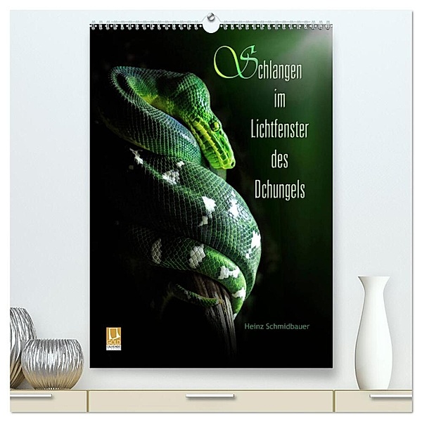 Schlangen im Lichtfenster des Dschungels (hochwertiger Premium Wandkalender 2024 DIN A2 hoch), Kunstdruck in Hochglanz, Heinz Schmidbauer