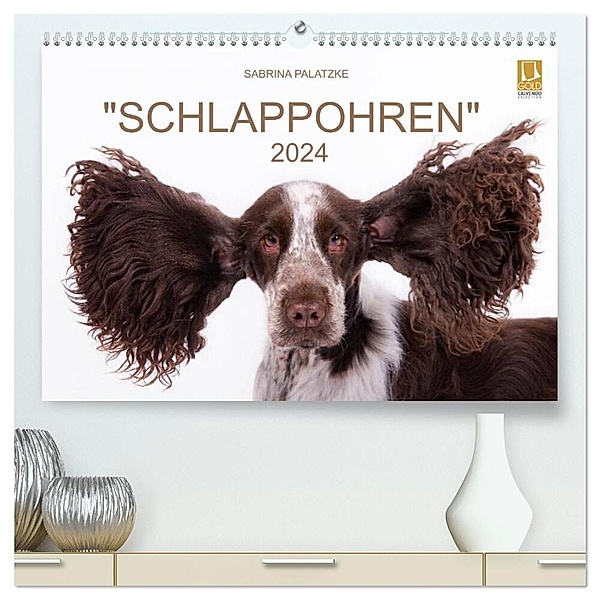 SCHLAPPOHREN (hochwertiger Premium Wandkalender 2024 DIN A2 quer), Kunstdruck in Hochglanz, FOTOGRAFIN SABRINA PALATZKE