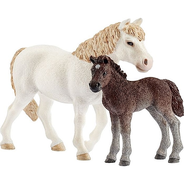 schleich® Schleich® 42423 Farm World – Pony Stute und Fohlen