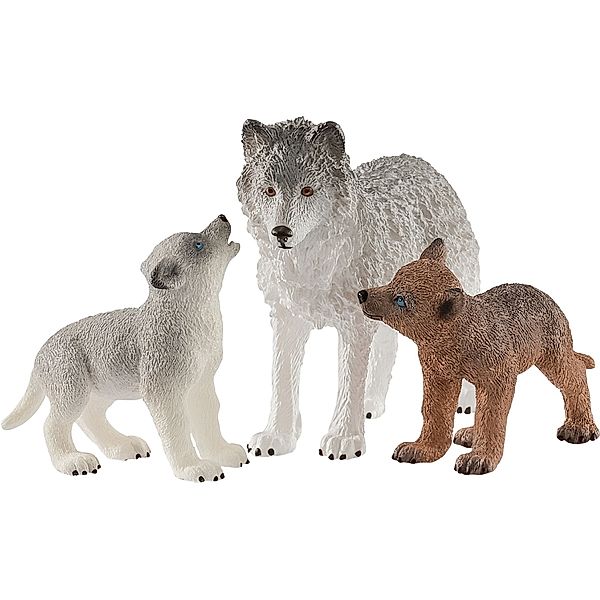 schleich® schleich® 42472 Wild Life – Wolfsmutter mit Welpen