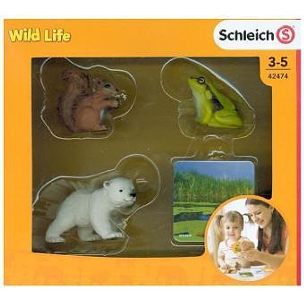 schleich® Schleich® 42474 Wild Life – Lernkarten, Schleich®