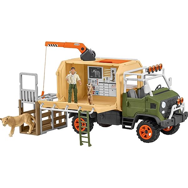 schleich® schleich® 42475 Wild Life – Grosser Truck Tierrettung