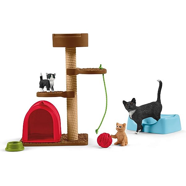 schleich® schleich® 42501 Farm World – Spielspaß für niedliche Katzen