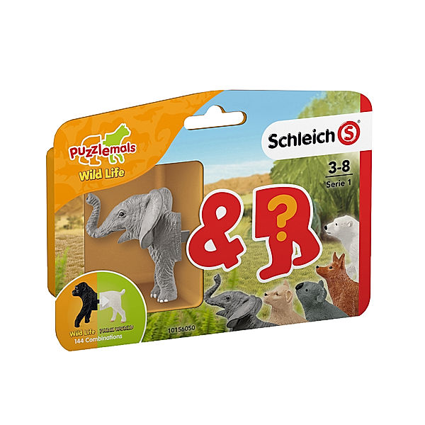 schleich® schleich® 81072 Wild Life - Puzzlemals Serie 1