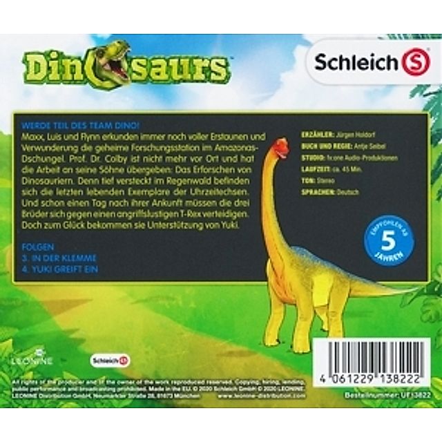 Schleich Dinosaurs, 1 Audio-CD Hörbuch jetzt bei Weltbild.de bestellen