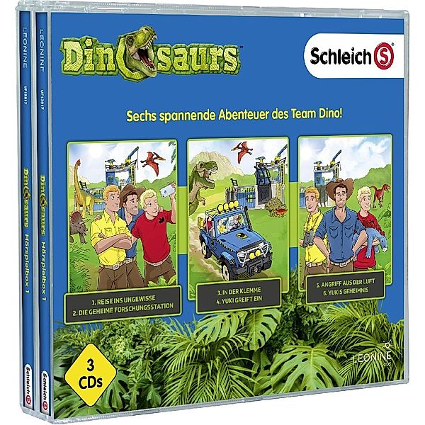 Schleich Dinosaurs.Box.1,3 Audio-CD, Diverse Interpreten