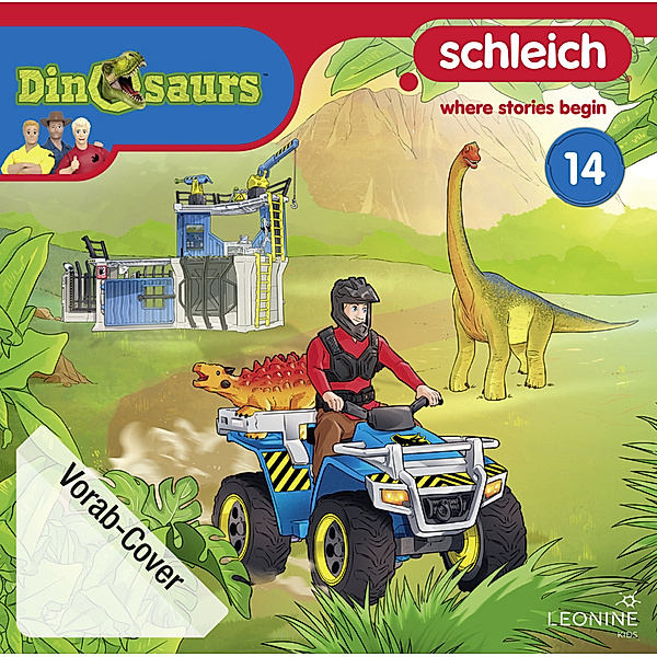 Schleich Dinosaurs.Tl.14,1 Audio-CD, Diverse Interpreten