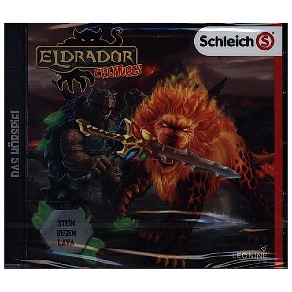 schleich® Eldrador Creatures - 04 - Stein gegen Lava , 1 Audio-CD, Diverse Interpreten