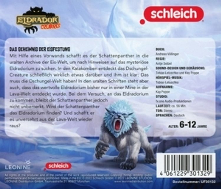 schleich® Eldrador Creatures - 10 - Das Geheimnis der Eisfestung, 1 Audio-CD