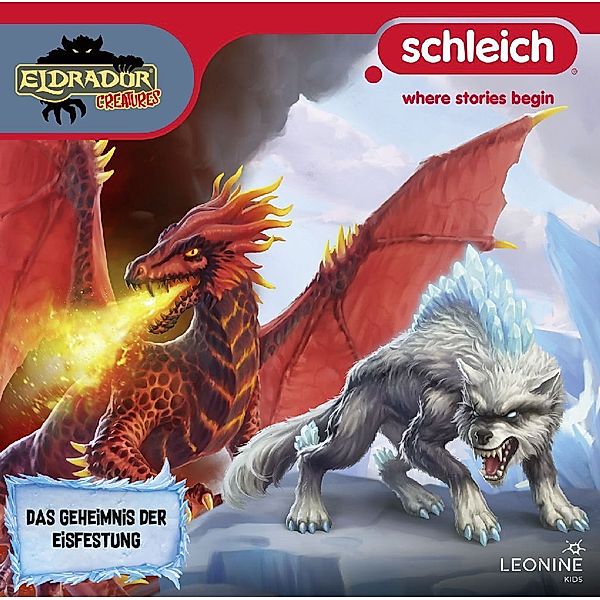 schleich® Eldrador Creatures - 10 - Das Geheimnis der Eisfestung, 1 Audio-CD, Diverse Interpreten