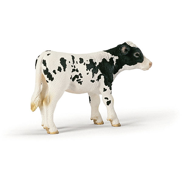 schleich® Schleich - Farm Life Kalb, schwarzbunt, Spielfigur