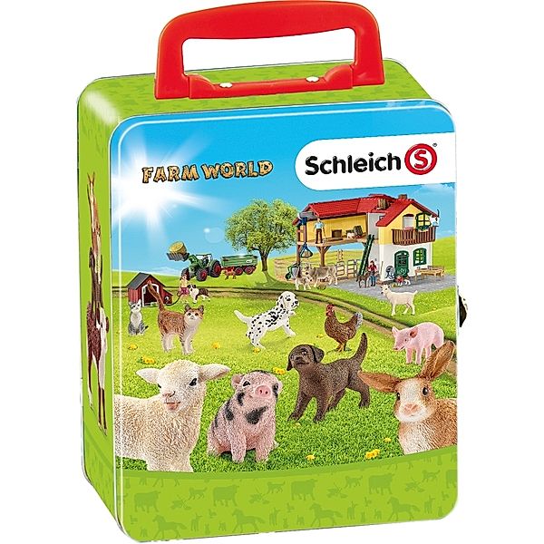 Theo Klein Schleich Farm World SAMMELKOFFER aus Metall