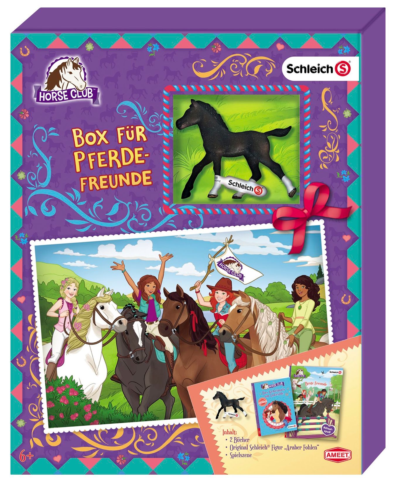 Schleich Horse Club - Box für Pferdefreunde, 2 Bücher + Figur