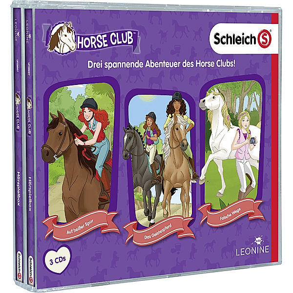 Schleich - Horse Club Hörspielbox.Box.2,3 Audio-CD, Diverse Interpreten