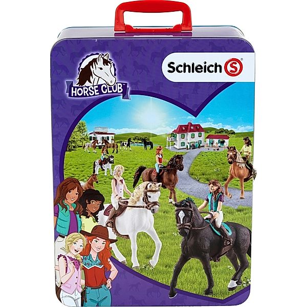 Theo Klein Schleich Horse Club SAMMELKOFFER aus Metall