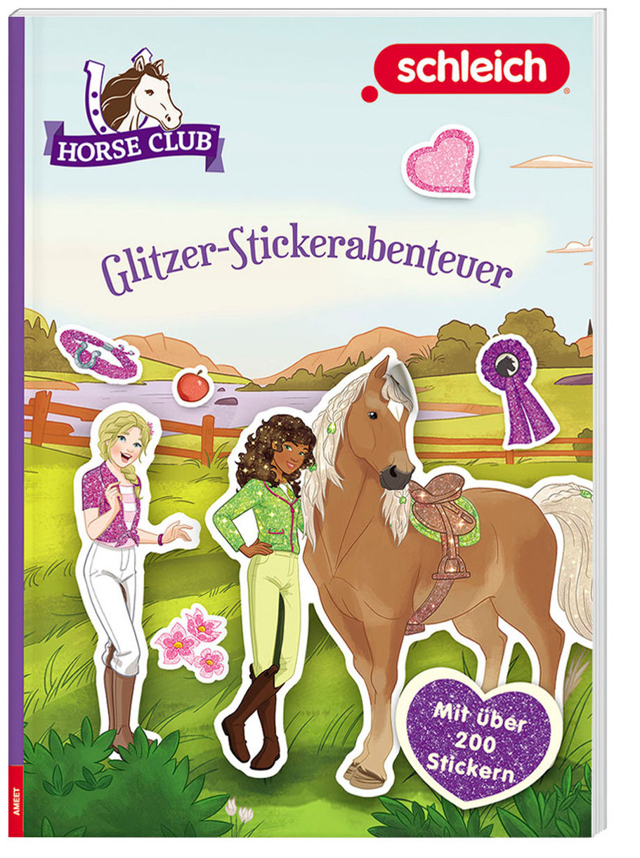 SCHLEICH® Horse Club TM - Glitzer-Stickerabenteuer, m. 1 Beilage