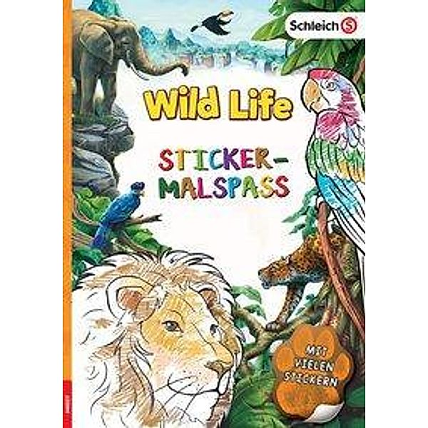 Schleich Wild Life - Sticker-Malspass