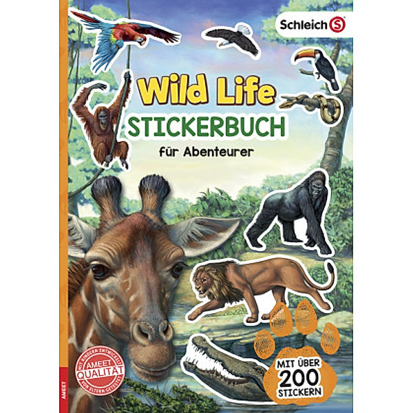 Schleich Wild Life - Stickerbuch für Abenteurer