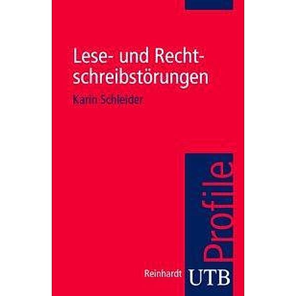Schleider, K: Lese- und Rechtschreib-störungen, Karin Schleider