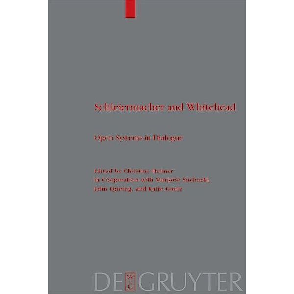 Schleiermacher and Whitehead / Theologische Bibliothek Töpelmann Bd.125