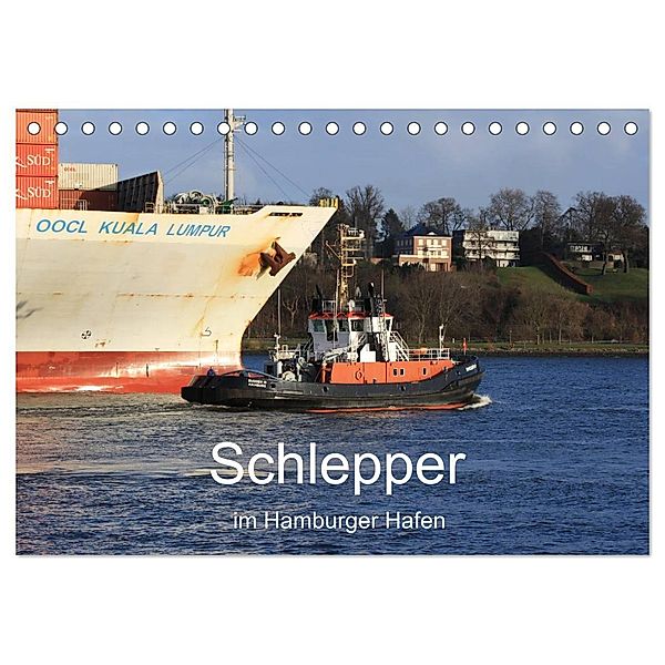 Schlepper im Hamburger Hafen (Tischkalender 2025 DIN A5 quer), CALVENDO Monatskalender, Calvendo, Andre Simonsen / Hamborg-Foto