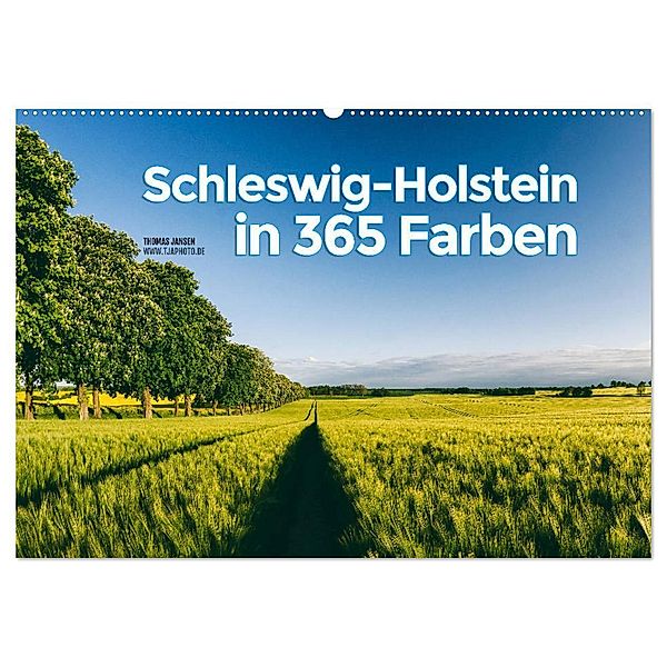 Schleswig-Holstein in 365 Farben (Wandkalender 2024 DIN A2 quer), CALVENDO Monatskalender, Thomas Jansen