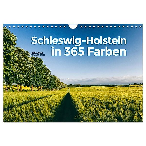 Schleswig-Holstein in 365 Farben (Wandkalender 2025 DIN A4 quer), CALVENDO Monatskalender, Calvendo, Thomas Jansen