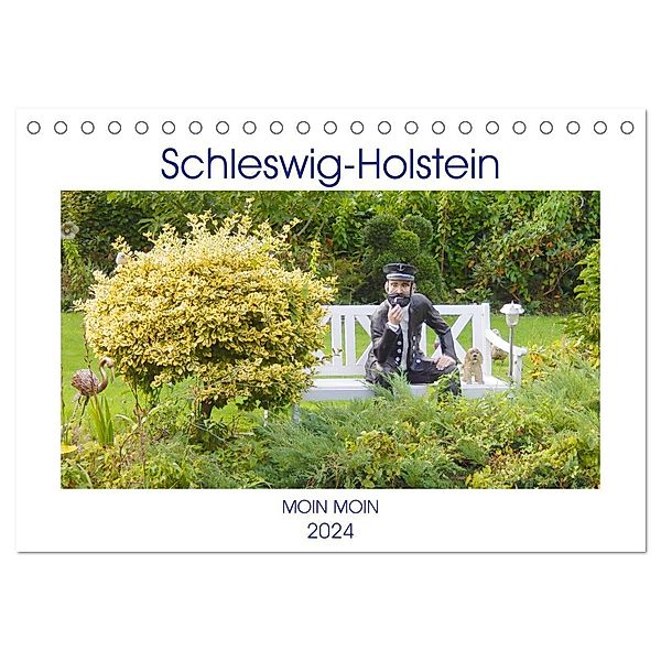 Schleswig-Holstein Moin Moin (Tischkalender 2024 DIN A5 quer), CALVENDO Monatskalender, Martina Busch