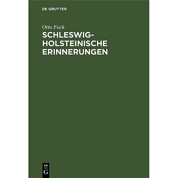 Schleswig-Holsteinische Erinnerungen, Otto Fock