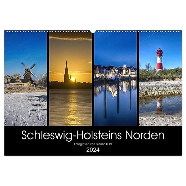 Schleswig-Holsteins Norden (Wandkalender 2024 DIN A2 quer), CALVENDO Monatskalender, Susann Kuhr