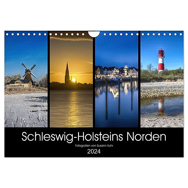 Schleswig-Holsteins Norden (Wandkalender 2024 DIN A4 quer), CALVENDO Monatskalender, Susann Kuhr