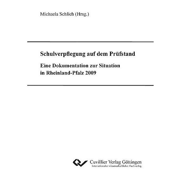 Schlich, M: Schulverpflegung auf dem Prüfstand, Michaela Schlich